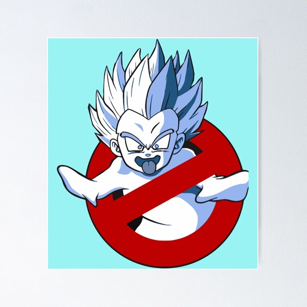 dragon ball z wall poster print Super Saiyan 3 Gotenks Goes Ghost