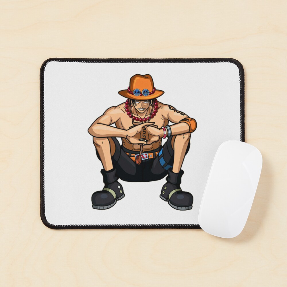 One Piece - Ace Hat' Mouse Pad