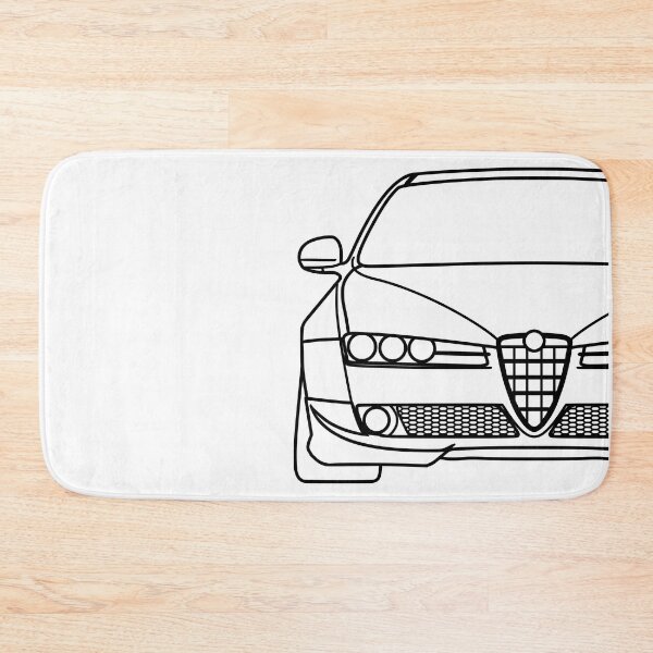 Item preview, Alfa Romeo 159 Brera Spider 2005-2011 black lines best t-shirt design designed and sold by EdimDesign.