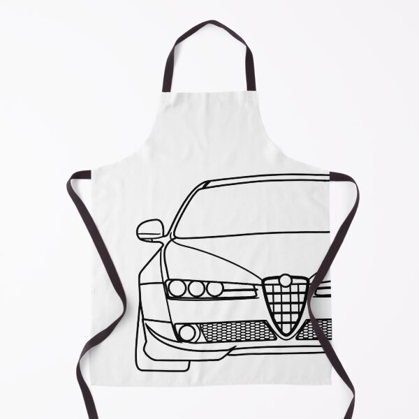 Item preview, Alfa Romeo 159 Brera Spider 2005-2011 black lines best t-shirt design designed and sold by EdimDesign.