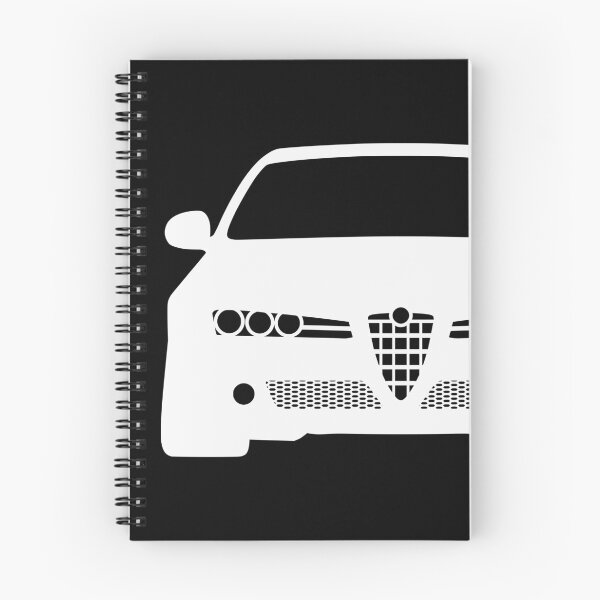 Item preview, Alfa Romeo 159 Brera Spider 2005-2011 white silhouette best t-shirt design designed and sold by EdimDesign.