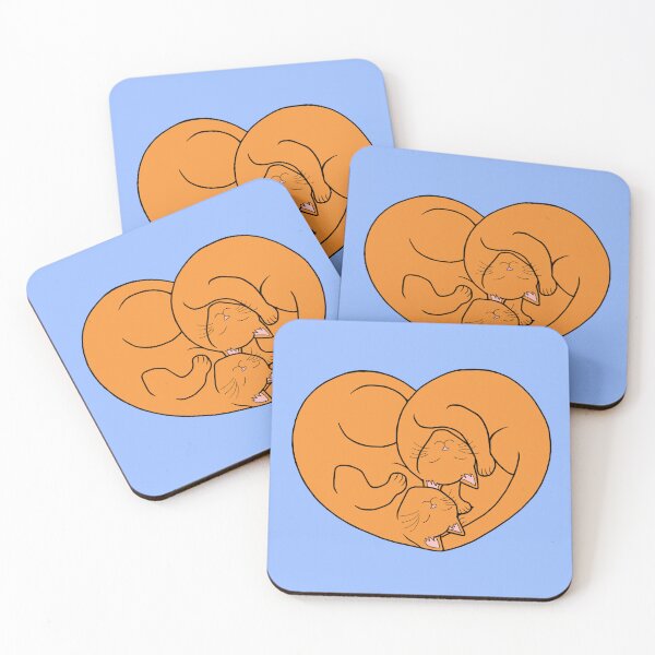 Item preview, Cute Ginger Orange Cat Heart designed and sold by Deborah Camp.