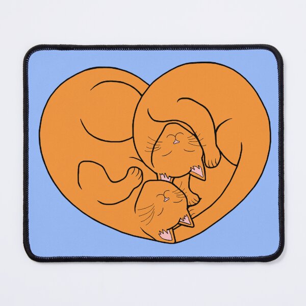 Item preview, Cute Ginger Orange Cat Heart designed and sold by Deborah Camp.