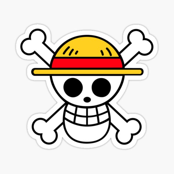 ONE PIECE Monkey D Luffy One logo Pieces Luffy | Sticker