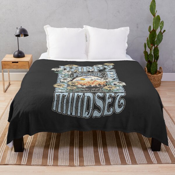 Item preview, Happy mindset with floral designs designed and sold by pocketgraphic.