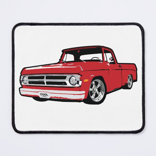 Item preview, Red 60s Lowered D Truck  designed and sold by CoolRide.