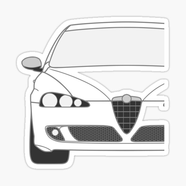 Kit 9 adesivi Alfa Romeo decal sticker quadrifoglio verde GTA 156 147  autodelta