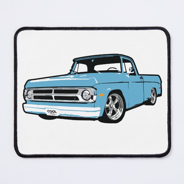 Item preview, Light Blue 60s Lowered D Truck  designed and sold by CoolRide.