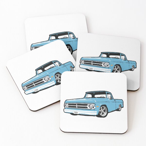 Item preview, Light Blue 60s Lowered D Truck  designed and sold by CoolRide.