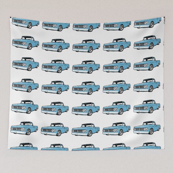 Item preview, Light Blue 60s Lowered D Truck  designed and sold by CoolRide.