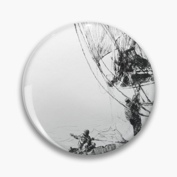 Item preview, Maritime Pilot Boarding a Ship designed and sold by Lara P.