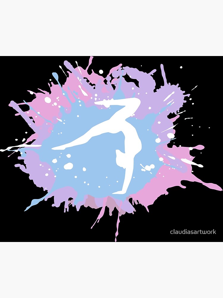 Gymnastics, Gymnastics - Women's Gymnastics, silhouette | Poster