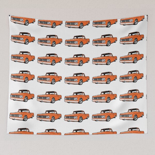Item preview, Orange 60s Lowered D Truck  designed and sold by CoolRide.