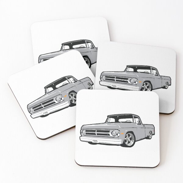 Item preview, Grey 60s Lowered D Truck  designed and sold by CoolRide.