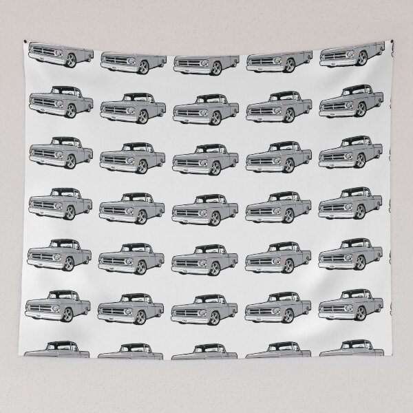 Item preview, Grey 60s Lowered D Truck  designed and sold by CoolRide.