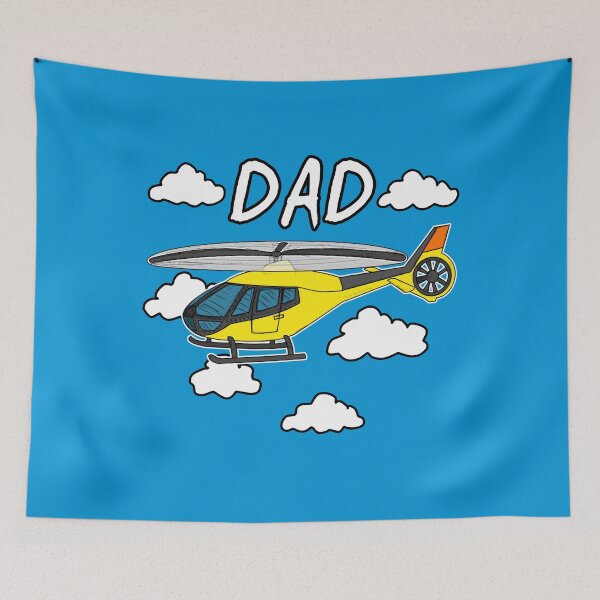 Item preview, Father's Day Helicopter Dad Pilot designed and sold by doodlerob.
