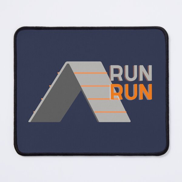 Item preview, Agility run run in orange and gray for dog and agility enthusiasts designed and sold by PausePapote.