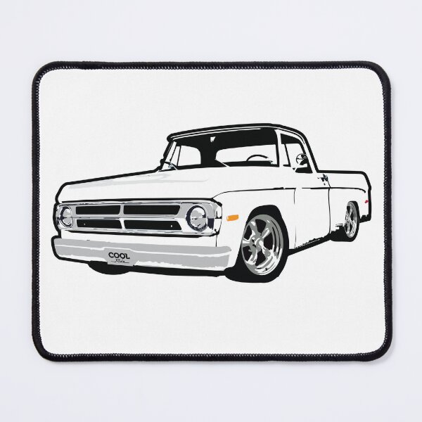 Item preview, White 60s Lowered D Truck designed and sold by CoolRide.