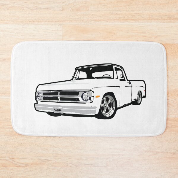 Item preview, White 60s Lowered D Truck  designed and sold by CoolRide.