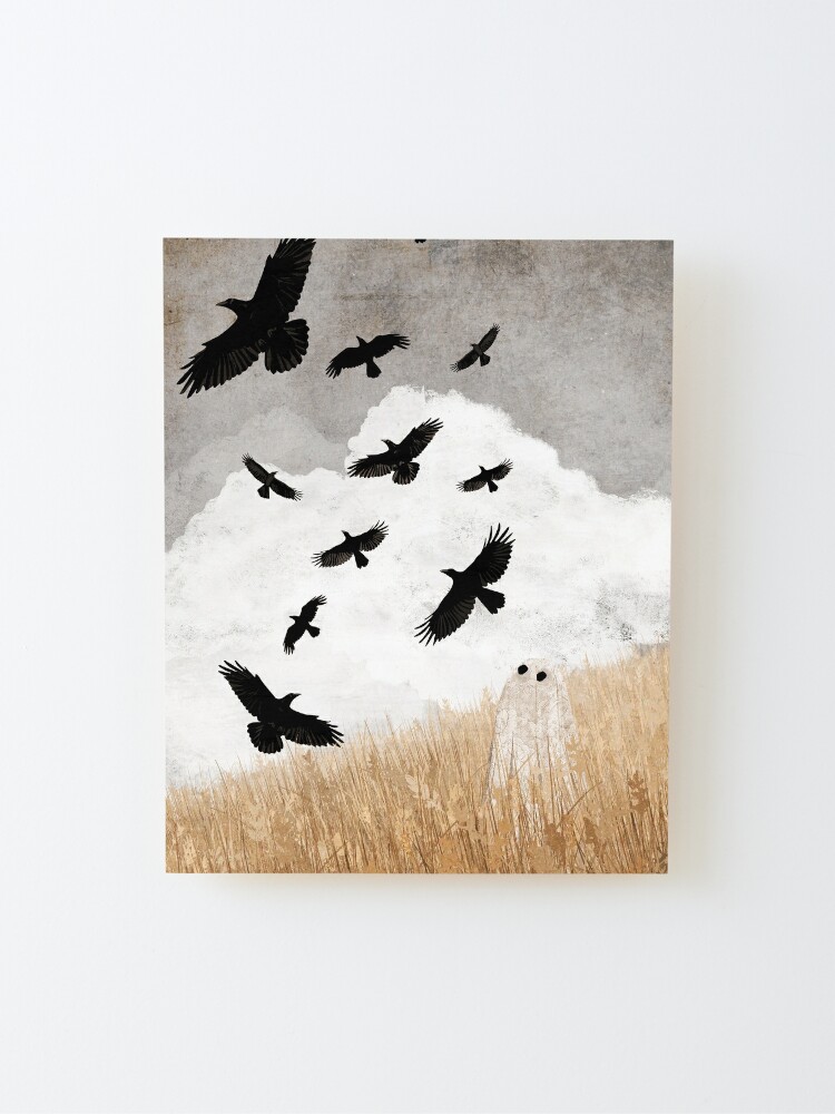 Alternate view of Walter and The Crows Mounted Print