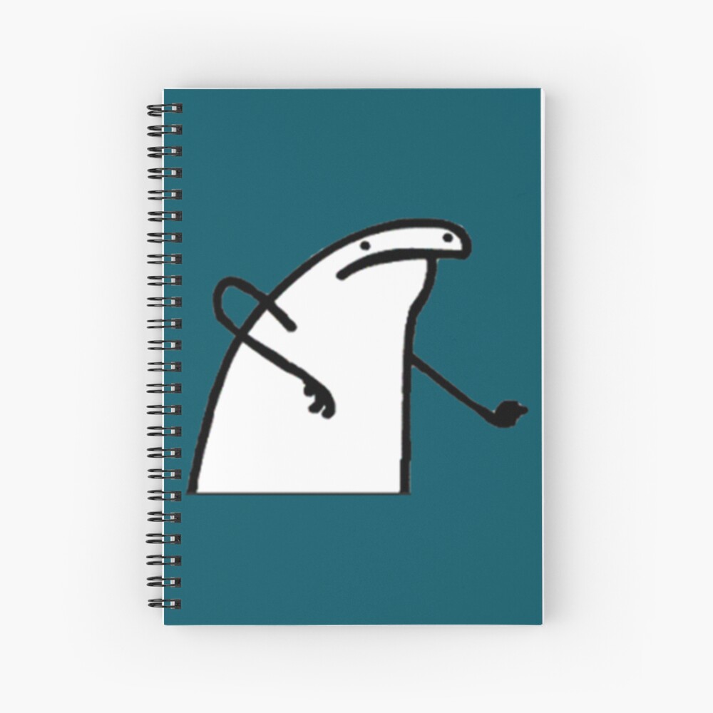 cool flork notebook: Funny Flork Meme Socks Notebook, checkered
