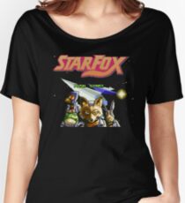 Star Fox (SNES) Title Screen Women's Relaxed Fit T-Shirt