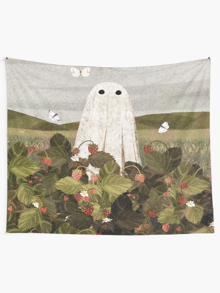 Alternate view of Strawberry Fields Tapestry
