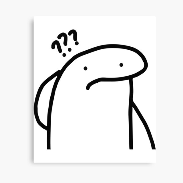 Confused Flork Canvas Print for Sale by Glstudio