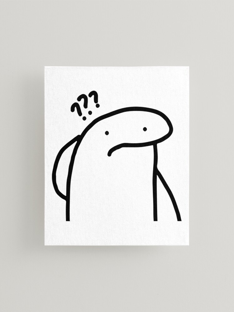 Confused Flork Canvas Print for Sale by Glstudio