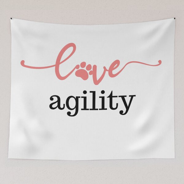 Item preview, Love agility in pink and black designed and sold by PausePapote.