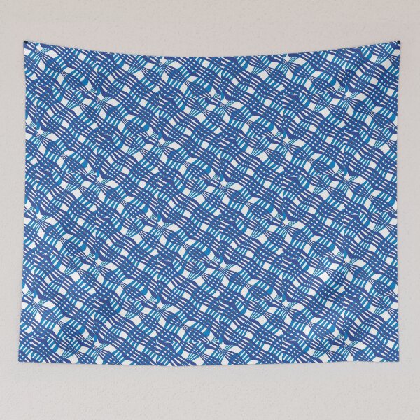 Item preview, Vertical Blue And White Striped Pattern designed and sold by therkmr.
