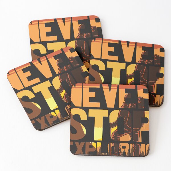 Item preview, Never Stop Exploring  designed and sold by RED FIR.