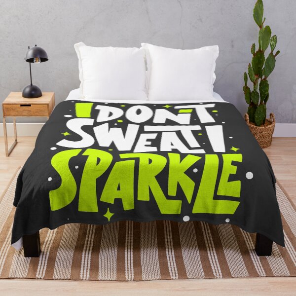 Artikelvorschau, Ich schwitze nicht, ich funkle Motivationszitat entworfen und verkauft von pocketgraphic.