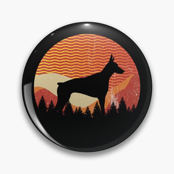 Item preview, Distressed Wavy Lines Sky Doberman Pinscher Dog Gift  designed and sold by Guarddogdrive.
