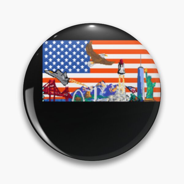 Artikelvorschau, Americanflag Rplace 2022 Artistic Rendition Merch T-Shirt entworfen und verkauft von HannesAltmann.