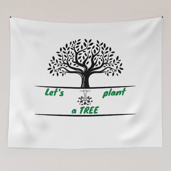Item preview, for Earth Lovers Let's Plant A Tree Earth Day  designed and sold by ALEXANDREART.