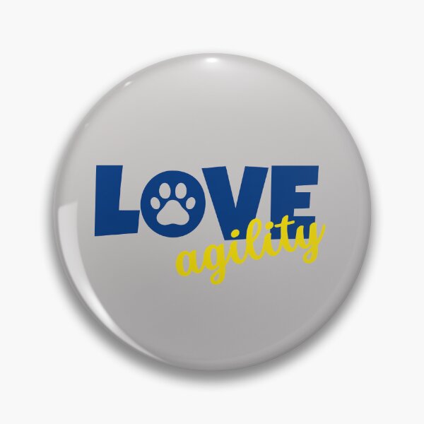 Item preview, Love agility in blue and yellow designed and sold by PausePapote.