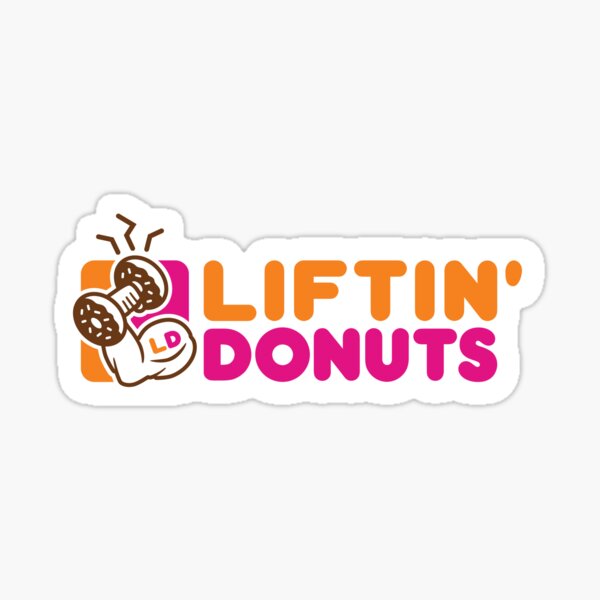 Liftin' Donuts Sticker