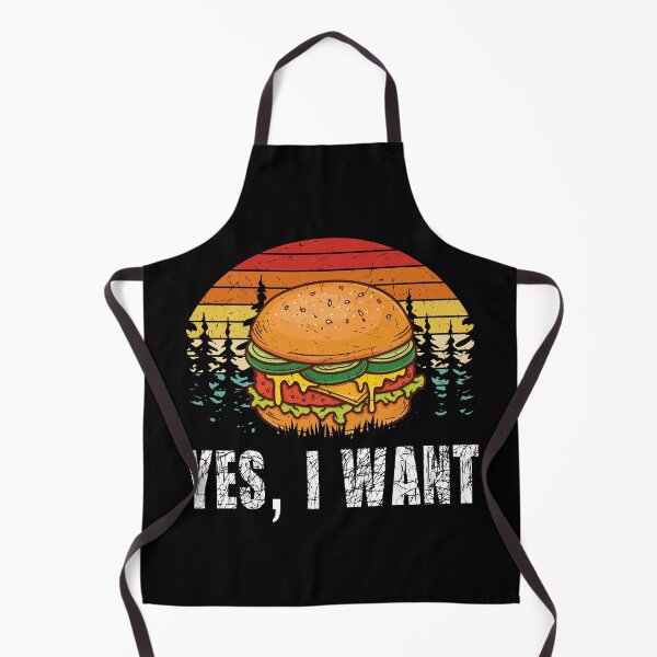Item preview, Yes, I Want - Hamburger Cheeseburger Fast Food designed and sold by Shirtflyer.