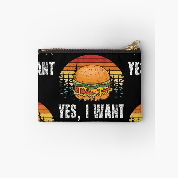 Item preview, Yes, I Want - Hamburger Cheeseburger Fast Food designed and sold by Shirtflyer.