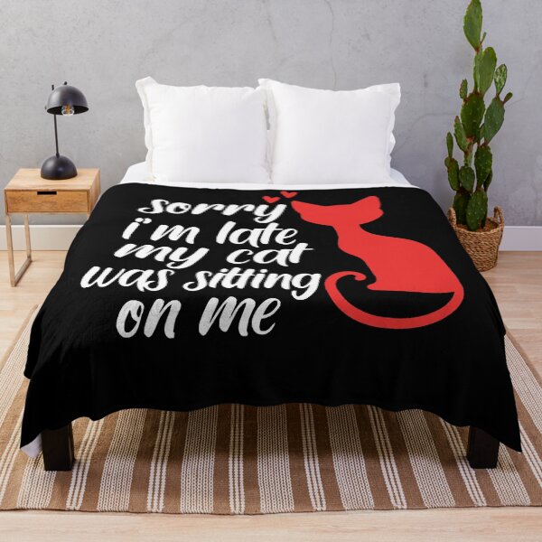 Item preview, sorry i am late my cat was sitting on me2 T-Shirt designed and sold by olgaedithem.