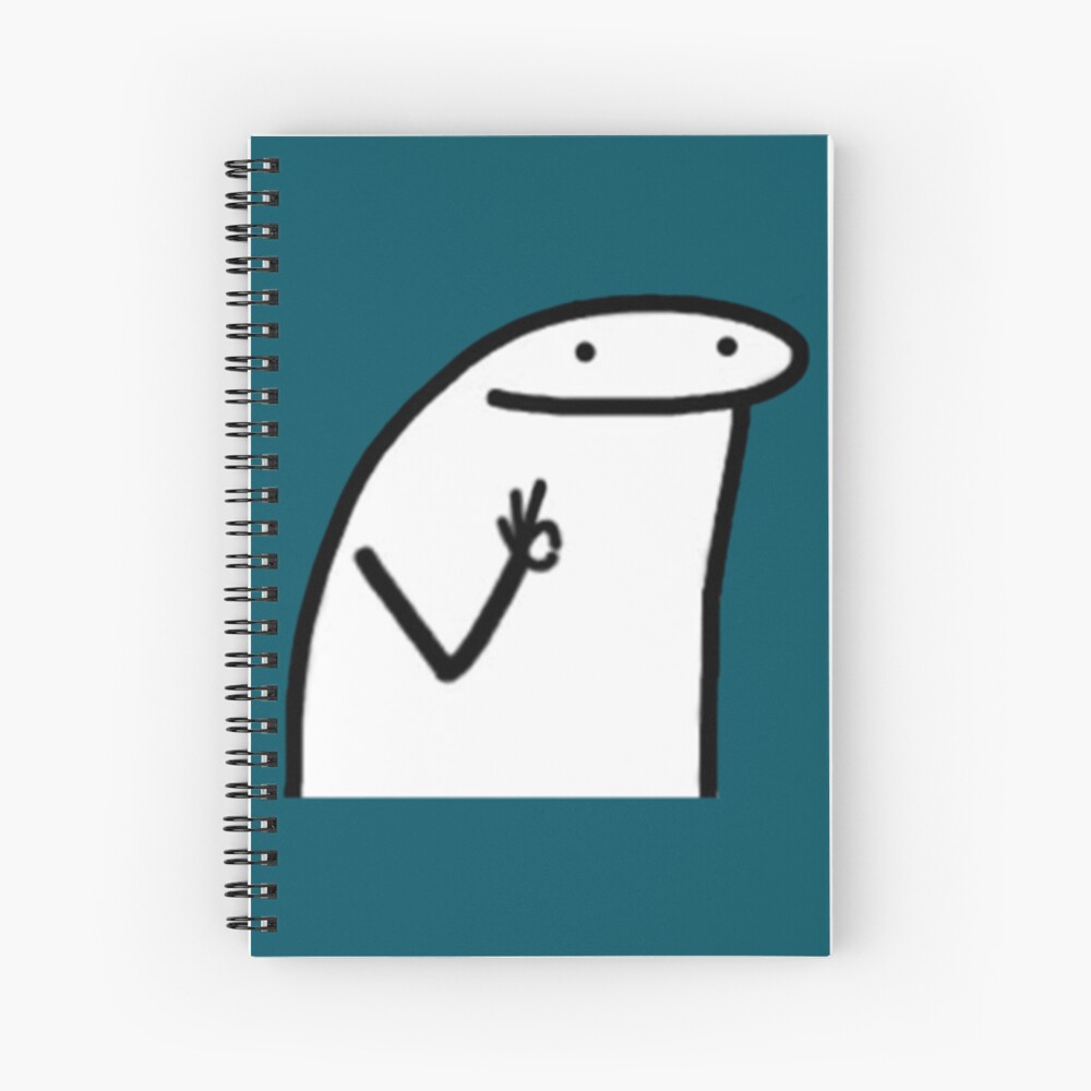 Confused Flork meme Spiral Notebook for Sale by onlyheba in 2023