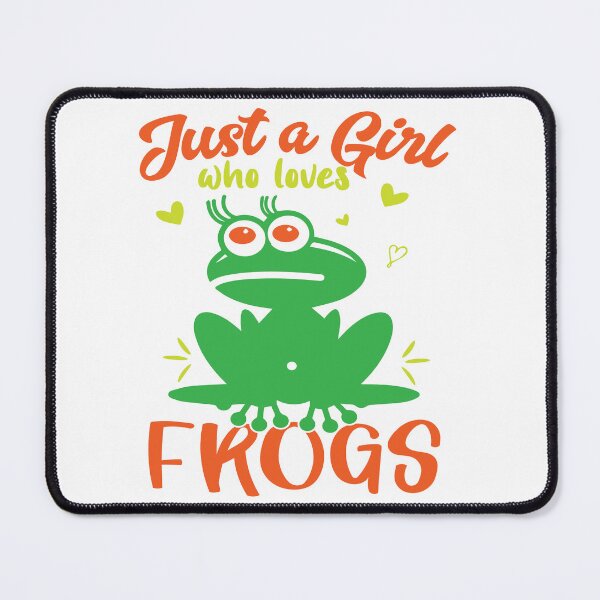 Item preview, Just A Girl Who Loves Frogs designed and sold by beefrancky.