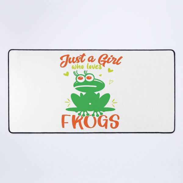 Item preview, Just A Girl Who Loves Frogs designed and sold by beefrancky.