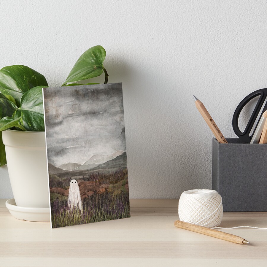 Heather Ghost Art Board Print