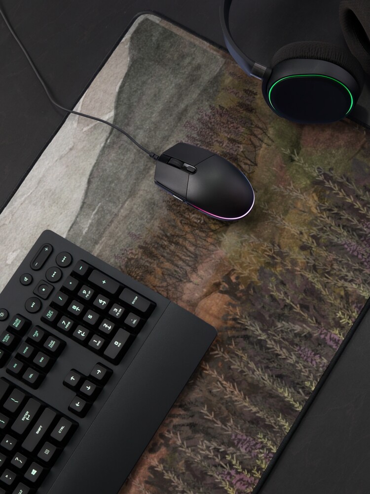 Alternate view of Heather Ghost Mouse Pad