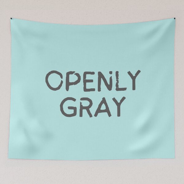 Item preview, Funny Openly Gray LGBTQ Bold Typography  designed and sold by garniturex.