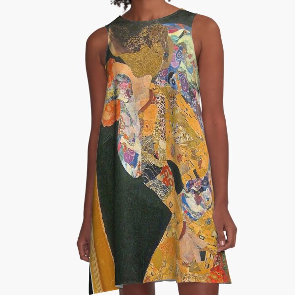 Using Klimt: The Kiss A-Line Dress
