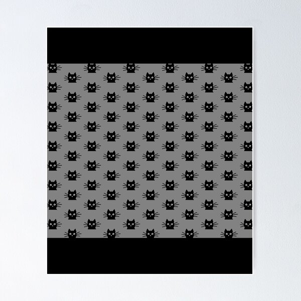 Item preview, Black Cat Face Shower Curtain designed and sold by EricaGarcasia.