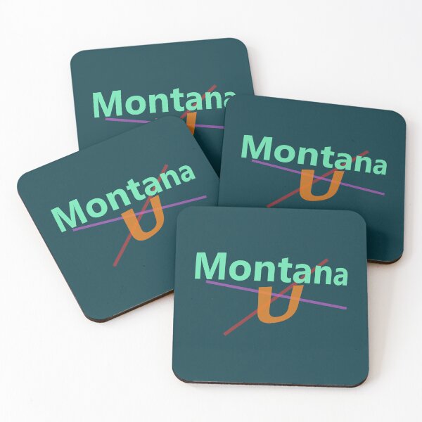 Item preview, Montana U abstract design designed and sold by lobodelnoir.